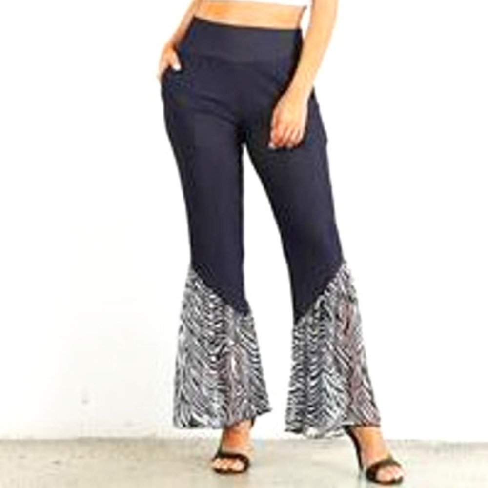 Nalgae Wing, bell Bottom, Zebra print insert
